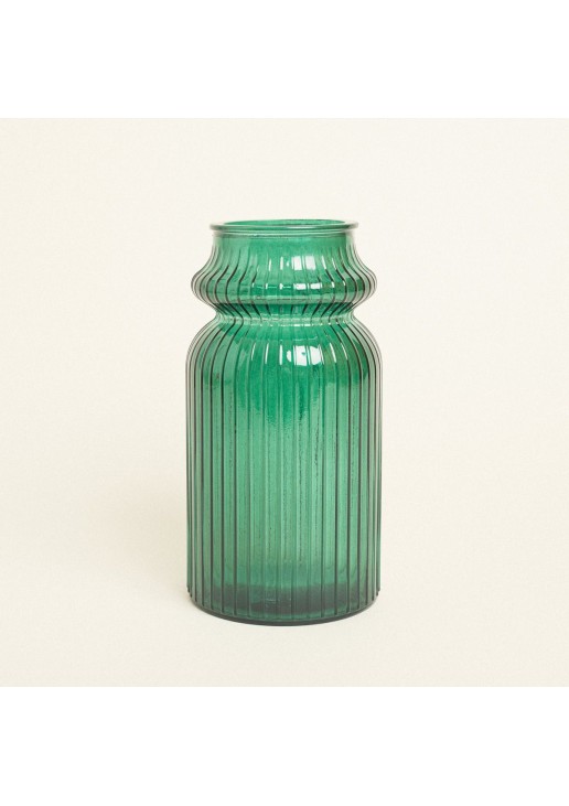 Beauty Home Γυάλινο Βάζο Ίριδα 28 CM