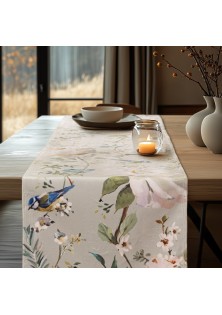 Beauty Home ΡΑΝΝΕΡ ΒΕΛΟΥΔΟ PEONY AND BIRD 32 cm x 1,5 m