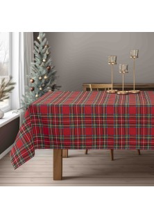 Beauty Home ΤΡΑΠΕΖΟΜΑΝΤΗΛΟ ΚΑΡΩ ΚΟΚΚΙΝΟ ΠΡΑΣΙΝΟ 135 x 135 cm