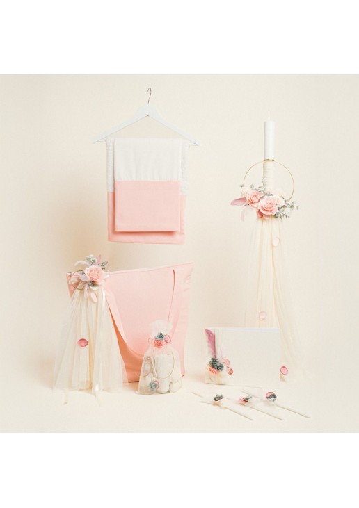 Beauty Home ΣΕΤ ΒΑΠΤΙΣΗΣ ΜΟΝΟΧΡΩΜΟ PREMIUM ΣΟΜΟΝ