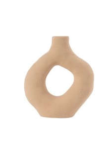 Beauty Home Βάζο Sonora Κάμελ 19,5 x 17 CM