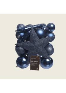 Beauty Home ΑΘΡΑΥΣΤΑ ΣΤΟΛΙΔΙΑ ΣΚΟΥΡΟ ΜΠΛΕ 33 ΤΜΧ ø 5-8 CM