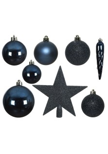 Beauty Home ΑΘΡΑΥΣΤΑ ΣΤΟΛΙΔΙΑ ΣΚΟΥΡΟ ΜΠΛΕ 33 ΤΜΧ ø 5-8 CM