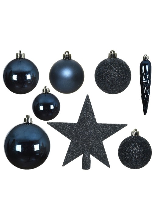 Beauty Home ΑΘΡΑΥΣΤΑ ΣΤΟΛΙΔΙΑ ΣΚΟΥΡΟ ΜΠΛΕ 33 ΤΜΧ ø 5-8 CM