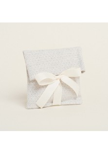 Beauty Home ΠΟΥΓΚΙ ΜΕ ΚΟΡΔΕΛΑ 12 x 17 cm ΚΕΝΤΗΜΑ ΡΟΜΒΟΣ ΓΚΡΙ