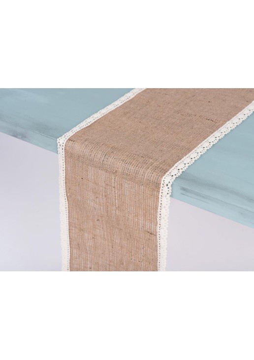 Beauty Home ΡΑΝΝΕΡ ΜΕ ΔΑΝΤΕΛΑ ΣΤΙΣ ΑΚΡΕΣ 28CM Χ 1.5M