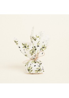 Beauty Home ΜΑΝΤΗΛΙ 27 x 27 cm ΜΙΚΡΕΣ ΕΛΙΕΣ ΛΕΥΚΟ ΦΟΝΤΟ 140 CM