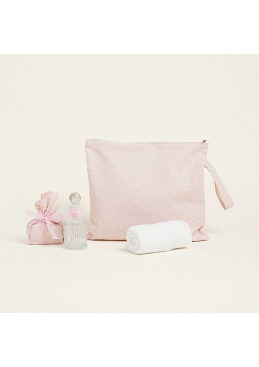 Beauty Home ΝΕΣΕΣΕΡ ΛΑΔΟΣΕΤ ΡΟΖ ΧΡΥΣΟ LUREX