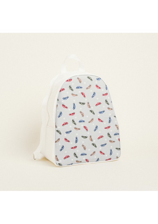 Beauty Home BACKPACK 43x35x23cm ΜΙΝΙ ΑΥΤΟΚΙΝΗΤΑΚΙΑ ΓΚΡΙ