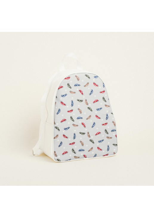 Beauty Home BACKPACK 43x35x23cm ΜΙΝΙ ΑΥΤΟΚΙΝΗΤΑΚΙΑ ΓΚΡΙ
