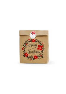 Beauty Home ΣΑΚΟΥΛΑΚΙΑ Merry Little Christmas, 3 ΤΜΧ 25x11x27cm