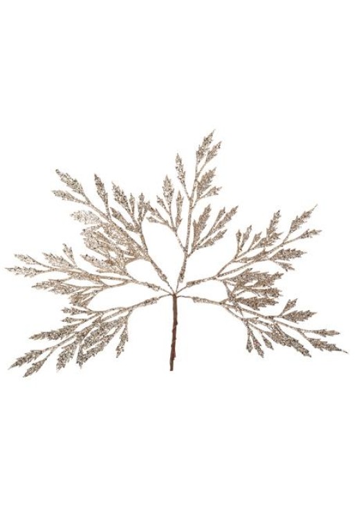 Beauty Home ΚΛΑΔΑΚΙ ΜΕ ΦΥΛΛΩΜΑΤΑ ΓΚΛΙΤΕΡ 20 CM