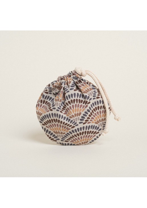 Beauty Home ΠΟΥΓΚΙ ΟΒΑΛ ΜΕ ΚΟΡΔΟΝΙ 13 x 14 cm ΒΕΝΤΑΛΙΕΣ ΓΗΙΝΑ ΧΡΩΜΑΤΑ