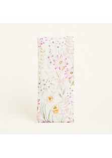 Beauty Home ΔΙΑΚΟΣΜΗΤΙΚΟ ΛΑΜΠΑΔΑΣ 45 x 22 cm ΠΟΠΛΙΝΑ ΑΝΘΗ ΣΕ ΛΙΛΑ ΑΠΟΧΡΩΣΕΙΣ