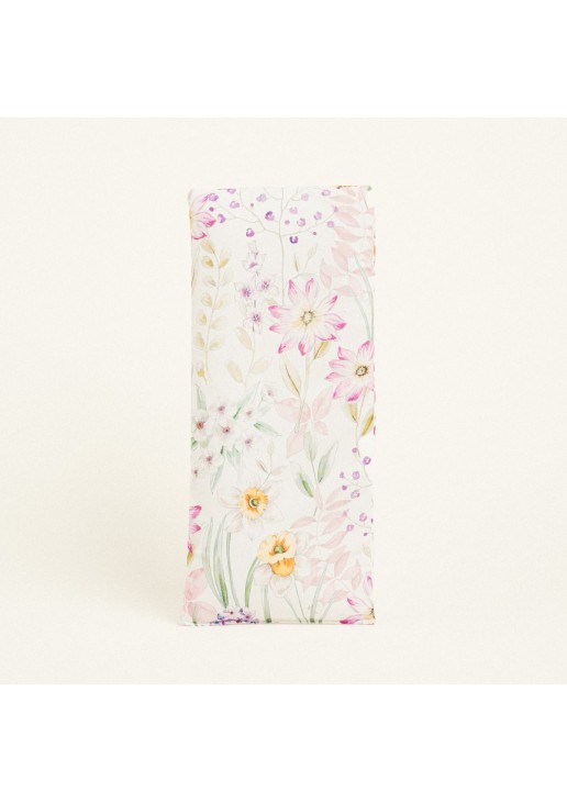 Beauty Home ΔΙΑΚΟΣΜΗΤΙΚΟ ΛΑΜΠΑΔΑΣ 45 x 22 cm ΠΟΠΛΙΝΑ ΑΝΘΗ ΣΕ ΛΙΛΑ ΑΠΟΧΡΩΣΕΙΣ