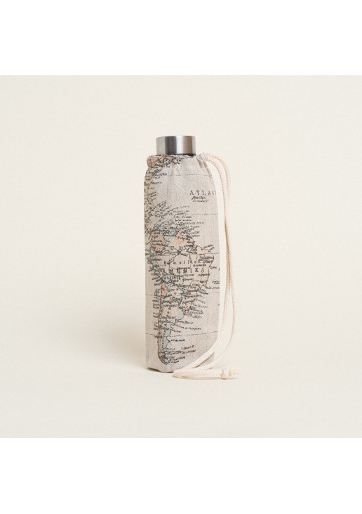 Beauty Home ΘΗΚΗ ΓΙΑ ΜΠΟΥΚΑΛΙ ΜΕ ΚΟΡΔΟΝΙ 22 x 12 cm ΧΑΡΤΗΣ VINTAGE