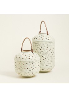 Beauty Home ΦΑΝΑΡΙ ΜΕΤΑΛΙΚΟ ΜΕΝΤΑ 51 x 28 cm