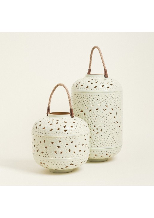 Beauty Home ΦΑΝΑΡΙ ΜΕΤΑΛΙΚΟ ΜΕΝΤΑ 51 x 28 cm