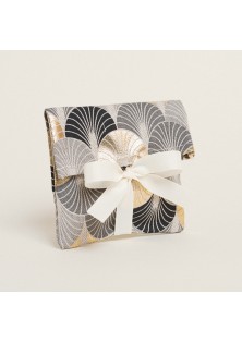 Beauty Home ΠΟΥΓΚΙ ΜΕ ΚΟΡΔΕΛΑ 12 x 17 cm ΧΡΥΣΟ ART DECO