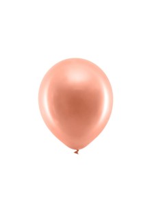 Beauty Home ΜΠΑΛΟΝΙΑ ΡΟΖ ΧΡΥΣΟ 30 CM 10 TEM