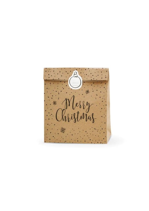 Beauty Home ΣΑΚΟΥΛΑΚΙΑ Merry Christmas, 3 ΤΜΧ 25x11x27cm