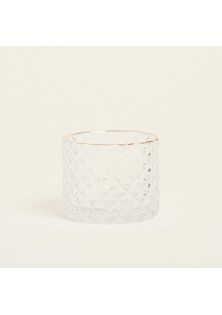 Beauty Home ΚΗΡΟΠΗΓΙΟ ΑΝΑΓΛΥΦΟ ΜΕ ΧΡΥΣΟ ΣΤΟΜΙΟ Ø7×5,5cm