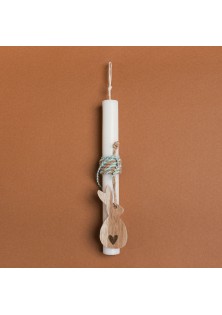 Beauty Home ΛΑΜΠΑΔΑ 25cm ΞΥΛΙΝΟΣ ΛΑΓΟΣ ΒΕΡΑΜΑΝ ΣΕ ΣΥΣΚΕΥΑΣΙΑ ΔΩΡΟΥ