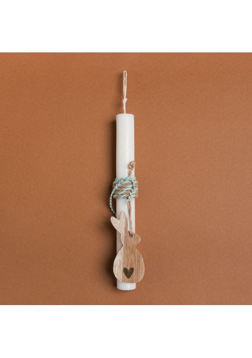 Beauty Home ΛΑΜΠΑΔΑ 25cm ΞΥΛΙΝΟΣ ΛΑΓΟΣ ΒΕΡΑΜΑΝ ΣΕ ΣΥΣΚΕΥΑΣΙΑ ΔΩΡΟΥ