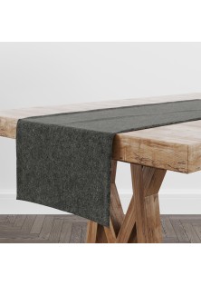 Beauty Home ΡΑΝΝΕΡ ΜΑΛΛΙΝΗ ΤΣΟΧΑ Γκρι 32 cm x 1,5 m