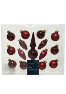 Beauty Home ΓΥΑΛΙΝΑ ΣΤΟΛΙΔΙΑ ΜΠΟΡΝΤΩ ΣΕΤ 15 ΤΜΧ