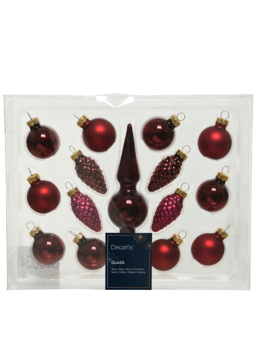 Beauty Home ΓΥΑΛΙΝΑ ΣΤΟΛΙΔΙΑ ΜΠΟΡΝΤΩ ΣΕΤ 15 ΤΜΧ