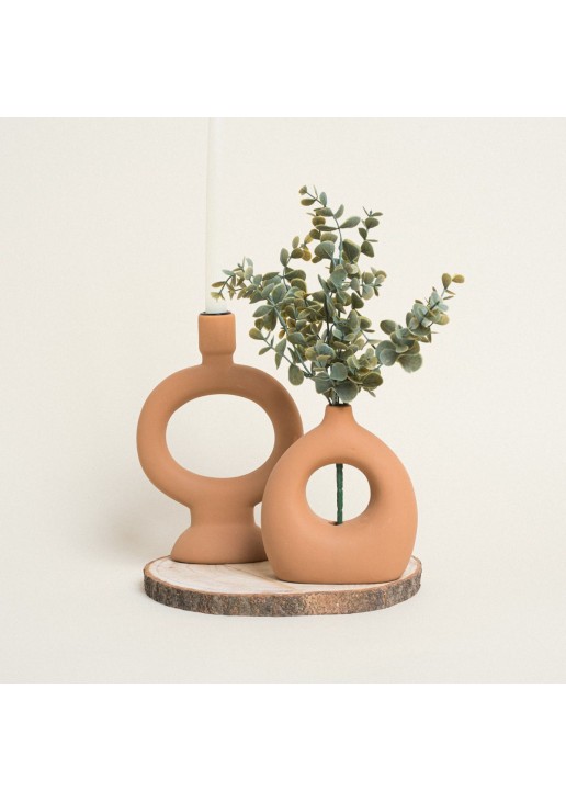 Beauty Home ΒΑΖΟ ΚΕΡΑΜΙΚΟ ΚΑΜΕΛ Sofia 15,9 x 13,5 cm