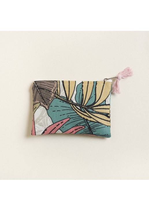 Beauty Home ΠΟΡΤΟΦΟΛΑΚΙ 9 x 16 cm ΤΡΟΠΙΚΟ ΠΑΣΤΕΛ