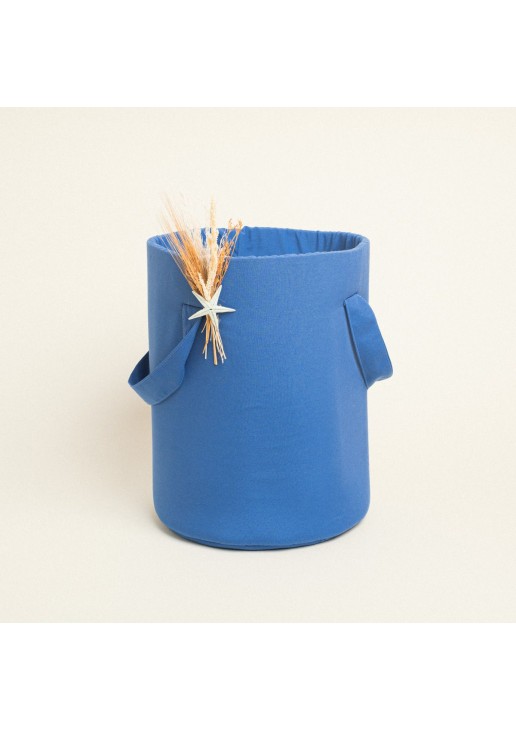 Beauty Home ΣΑΚΟΣ ΚΥΛΙΝΔΡΟΣ 43 x 30 cm ΜΟΝΟΧΡΩΜΟ PREMIUM ΜΠΛΕ ΡΟΥΑ