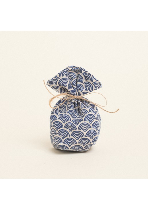 Beauty Home ΠΟΥΓΚΙ ΜΕ ΒΑΣΗ 8 x 12 cm ΜΙΝΙ ΜΠΛΕ ΚΥΜΑΤΑ