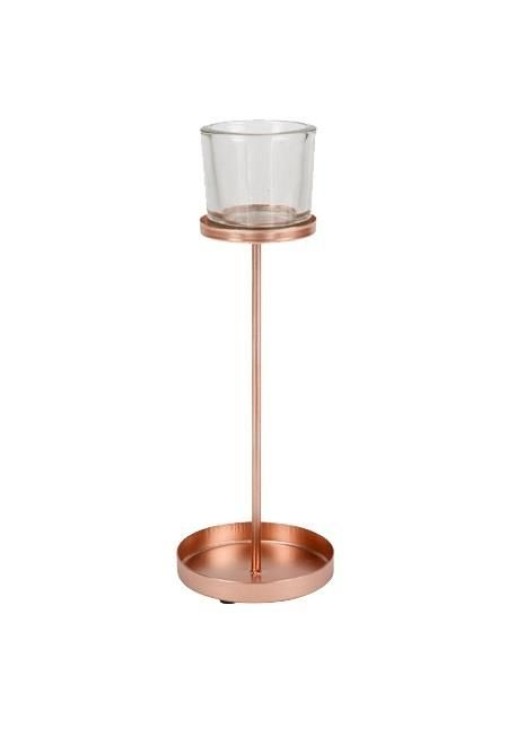 Beauty Home ΚΗΡΟΠΗΓΙΟ BILBAO ΡΟΖ ΧΡΥΣΟ 9.50 X 27 CM