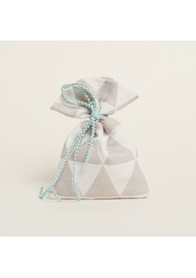 Beauty Home ΠΟΥΓΚΙ 12 x 17 cm ΖΑΚΑΡ ΤΡΙΓΩΝΟ ΡΕΤΡΟ ΜΠΕΖ