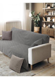 Ριχτάρι LAVIR GREY Ριχτάρι τριθέσιου καναπέ: 180 x 300 εκ. MADI