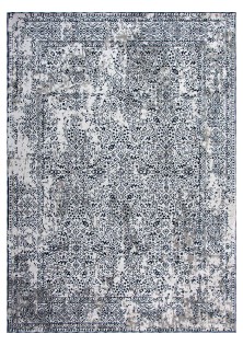 Χαλί 5901 GREY NAVY Σετ Κρεβατοκάμαρας (67 x 140 (2) + 67 x 230 εκ.) MADI