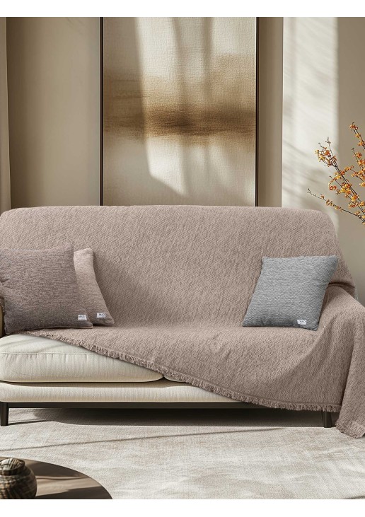 Ριχτάρι AKONIK BEIGE Ριχτάρι πολύθρονας: 170 x 180 εκ. MADI