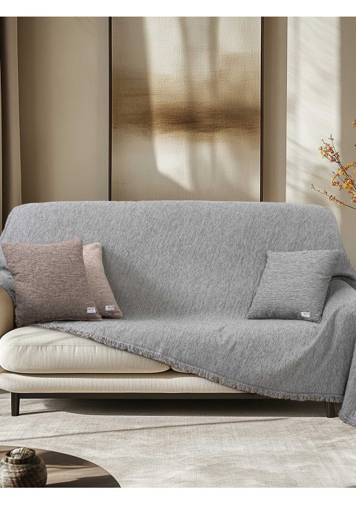 Ριχτάρι AKONIK GREY Ριχτάρι τριθέσιου καναπέ: 170 x 300 εκ. MADI