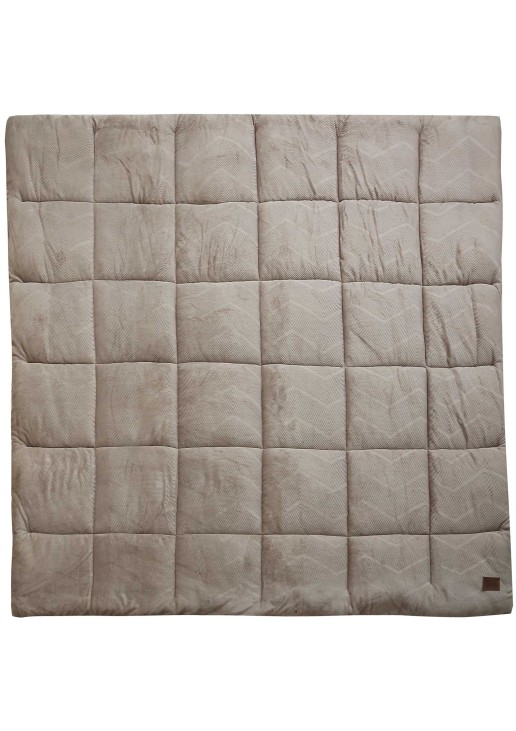Κουβερτοπάπλωμα ALUVIA BEIGE Κουβερτοπάπλωμα υπέρδιπλο: 220 x 240 εκ. MADI