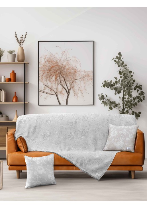 Ριχτάρι AZALITH GREY Ριχτάρι τριθέσιου καναπέ: 170 x 300 εκ. MADI