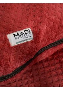 Κουβέρτα BARE RED Κουβέρτα μονή: 160 x 220 εκ. MADI