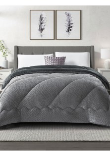 Κουβερτοπάπλωμα BLANKORO ANTHRACITE Κουβερτοπάπλωμα μονό: 160 x 220 εκ. MADI