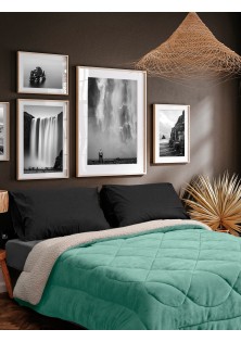 Κουβερτοπάπλωμα BLIZZARD MINT BEIGE Κουβερτοπάπλωμα King: 240 x 260 εκ. MADI