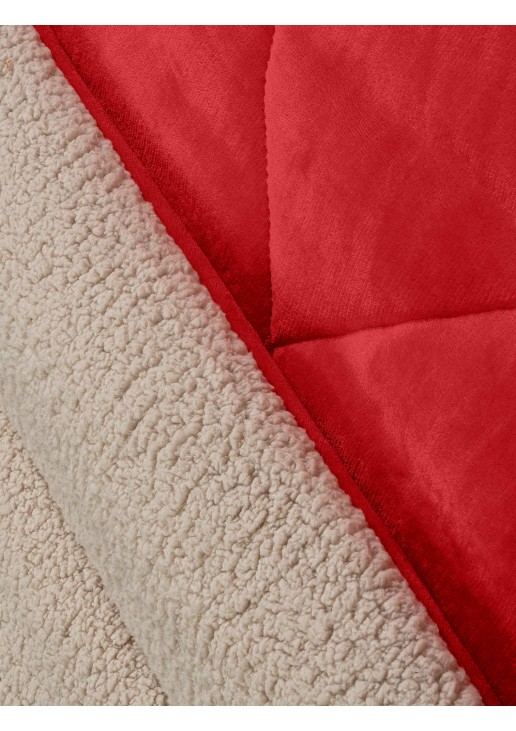 Κουβερτοπάπλωμα BLIZZARD RED BEIGE Κουβερτοπάπλωμα υπέρδιπλο: 220 x 240 εκ. MADI