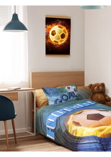 Παιδικό Σετ Πάπλωμα CHAMPIONS Σετ πάπλωμα μονό: 170 x 240 + 1 μαξιλαροθήκη 50 x 70 εκ. MADI