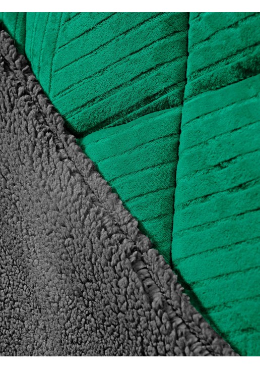 Κουβερτοπάπλωμα CHILL GREEN ANTHRACITE Κουβερτοπάπλωμα μονό: 160 x 220 εκ. MADI