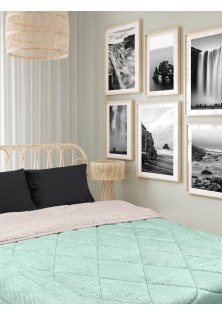 Κουβερτοπάπλωμα CHILL MINT BEIGE Κουβερτοπάπλωμα King: 240 x 260 εκ. MADI